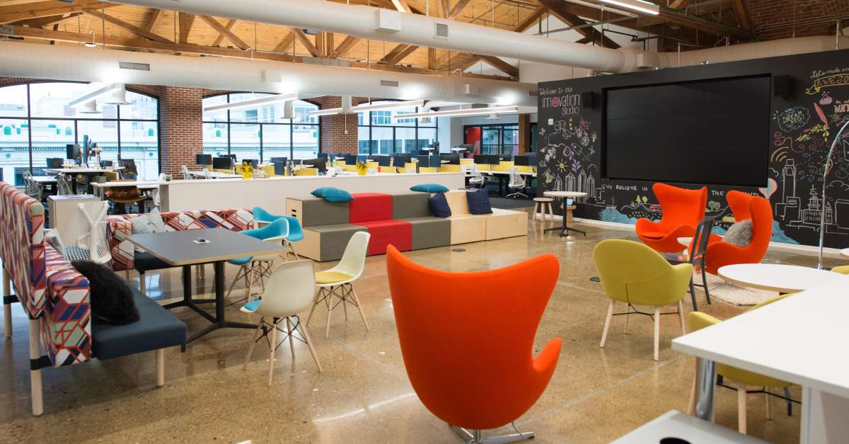 Variety of office furniture